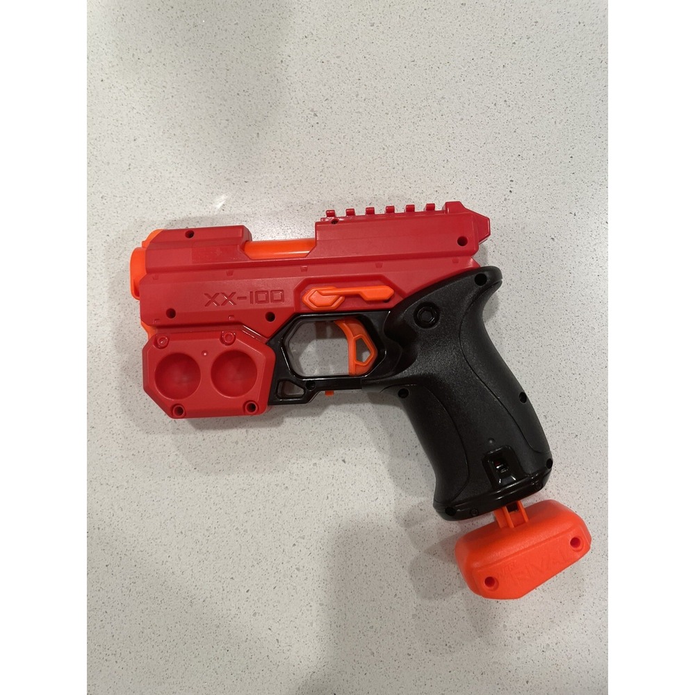 NERF Rival Blaster Toy Knockout‎ XX-100 Red Mini Gun Christmas Wishlist